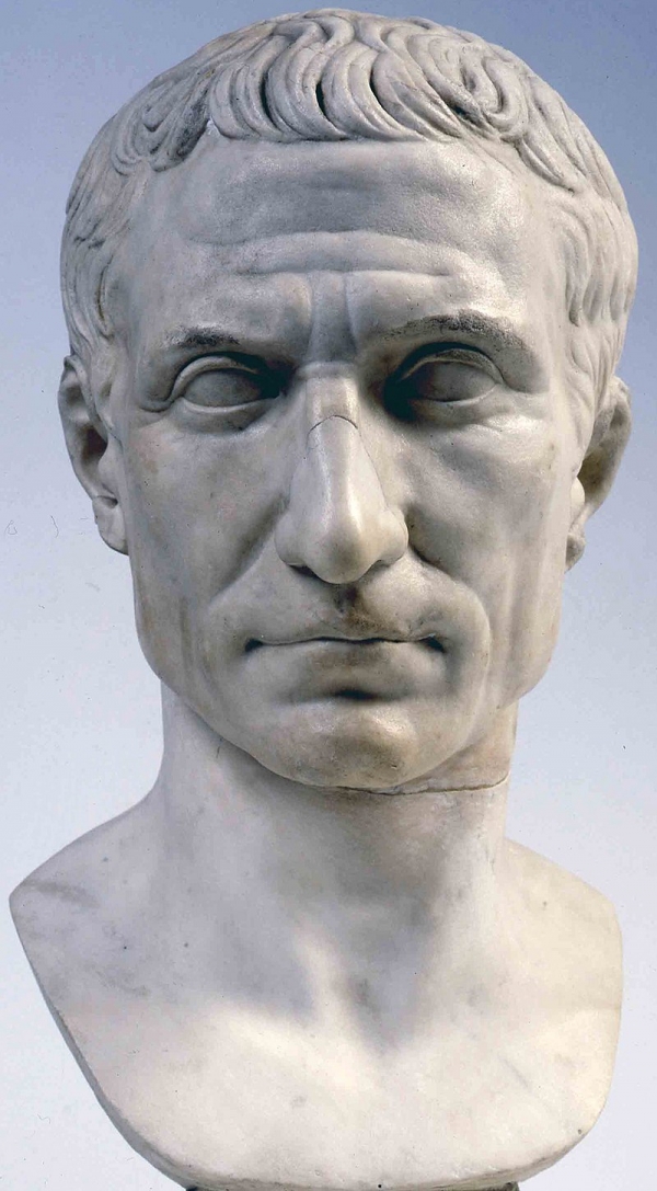 율리우스 카이사르(Gaius Julius Caesar) 흉상, 기원전 44-30년, 바티칸 박물관 소장